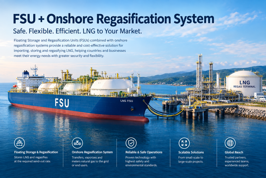 LNG Onshore Regasification, FSU for Sale